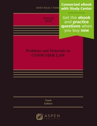 Imagen de portada: Problems and Materials on Consumer Law 9th edition 9781543825794