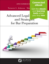 Cover image: Advanced Legal Analysis and Strategies for Bar Preparation 9781454868026