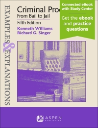 表紙画像: Examples & Explanations for Criminal Procedure II 5th edition 9781543846195
