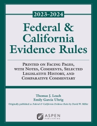 Omslagafbeelding: Federal and California Evidence Rules 9798886140767
