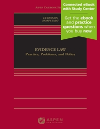 Imagen de portada: Evidence Law 1st edition 9781543825985