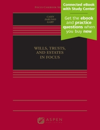 Imagen de portada: Wills, Trusts, and Estates in Focus 9781454886624