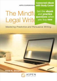 表紙画像: Mindful Legal Writer 9781454836179