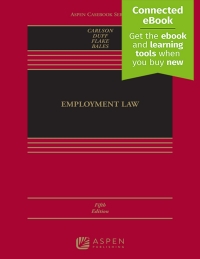 Imagen de portada: Employment Law 5th edition 9781543847284