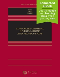 Imagen de portada: Corporate Criminal Investigations and Prosecutions, Connected eBook 1st edition 9781543813937