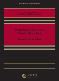 Cover image: Civil Procedure 1 & 2 1st edition 9798886141832