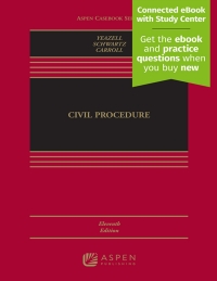 Cover image: Civil Procedure 11th edition 9781543856286