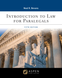 Cover image: Introduction to Law for Paralegals 5th edition 9798886142211