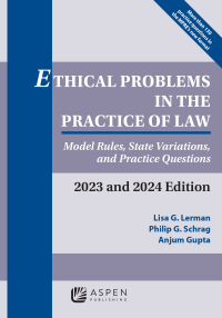 Cover image: Ethical Problems in the Practice of Law 9798886143799