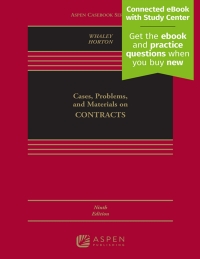 Cover image: Cases, Problems, and Materials on Contracts 9th edition 9781543838978