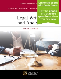Imagen de portada: Legal Writing and Analysis 6th edition 9781543858518