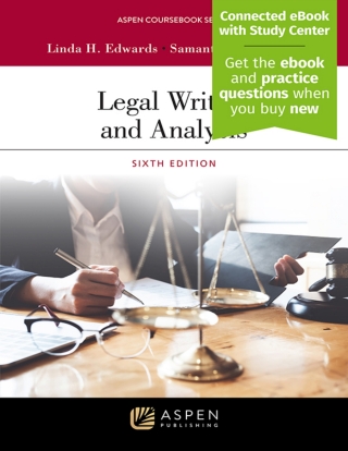 Imagen de portada: Legal Writing and Analysis 6th edition 9781543858518