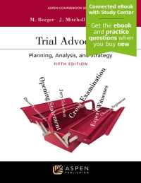 Cover image: Trial Advocacy 5th edition 9781543847567