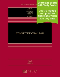Cover image: Constitutional Law 9th edition 9781543838510