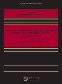 表紙画像: Select Material from Payment Systems and Other Financial Transactions 2nd edition 9798886144734