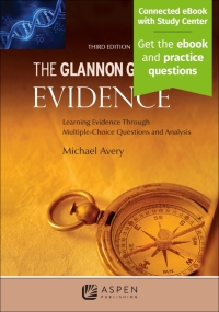 Cover image: The Glannon Guide to Evidence 3rd edition 9798886140637