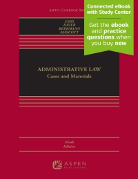 Cover image: Administrative Law 9th edition 9798886148794