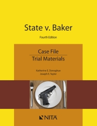 Cover image: State v. Baker 4th edition 9798886690064