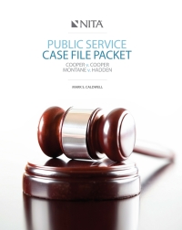 Imagen de portada: Public Service Case File Packet 9781601563231