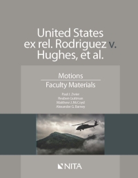 表紙画像: United States ex rel. Rodriguez v. Hughes, et. al. 9781601564931