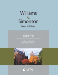Cover image: Williams v. Simonson 9781601565532