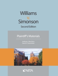 Cover image: Williams v. Simonson 9781601565556