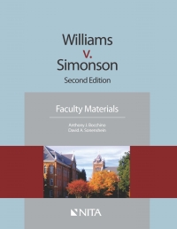 Cover image: Williams v. Simonson 2nd edition 9781601565594