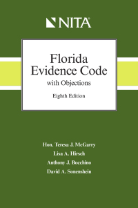 Cover image: Florida Evidence Code with Objections 8th edition 9798886690439