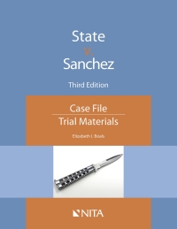 Cover image: State v. Sanchez 3rd edition 9798886690613