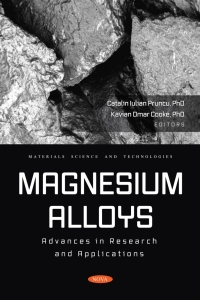 Cover image: Magnesium Alloys: Advances in Research and Applications 9781685079758