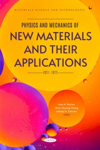 Imagen de portada: Physics and Mechanics of New Materials and Their Applications, 2021 – 2022 9798886975420