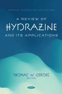 Cover image: A Review of Hydrazine and Its Applications 9798886976717