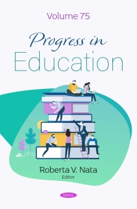 Titelbild: Progress in Education. Volume 75 9798886977226