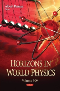 Cover image: Horizons in World Physics. Volume 309 9798886976410