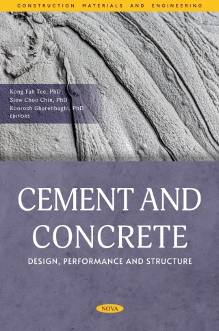 Imagen de portada: Cement and Concrete: Design, Performance and Structure 9798886978315