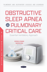 Omslagafbeelding: Obstructive Sleep Apnea in Pulmonary Critical Care: Essential Ventilatory Approach 9798886978582