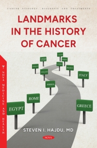 Cover image: Landmarks in the History of Cancer 9798886976113