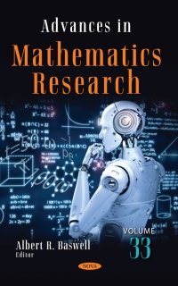 Cover image: Advances in Mathematics Research. Volume 33 9798886978544