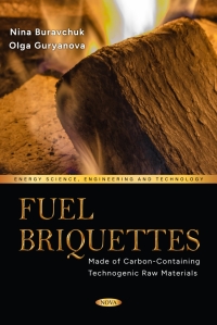 صورة الغلاف: Fuel Briquettes Made of Carbon-Containing Technogenic Raw Materials 9798886979077