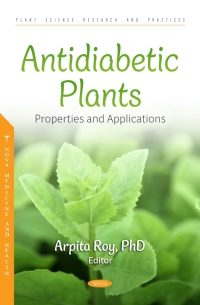 Omslagafbeelding: Antidiabetic Plants: Properties and Applications 9798886979572