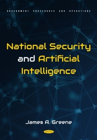 Cover image: National Security and Artificial Intelligence 9798886978711
