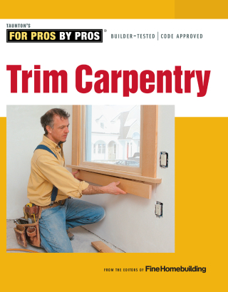Imagen de portada: Trim Carpentry 9781600855023