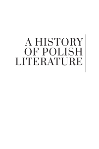 Cover image: A History of Polish Literature 9798887192772