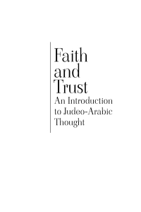 Cover image: Faith and Trust 9798887193977