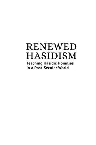 Imagen de portada: Renewed Hasidism 9798887196404