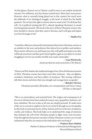 صورة الغلاف: Women and War (English Edition) 9798887198224