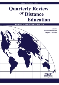 Cover image: Quarterly Review of Distance Education: Volume 23 #2 9798887301228