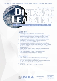 Cover image: Distance Learning: Volume 19 #4 9798887302348