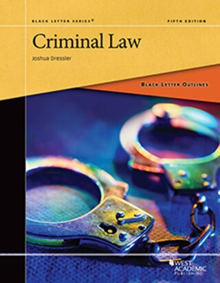 Cover image: Dressler's Black Letter Outline on Criminal Law 5th edition 9798887863597