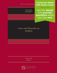 Cover image: Cases and Materials on Torts 13th edition 9798889060567